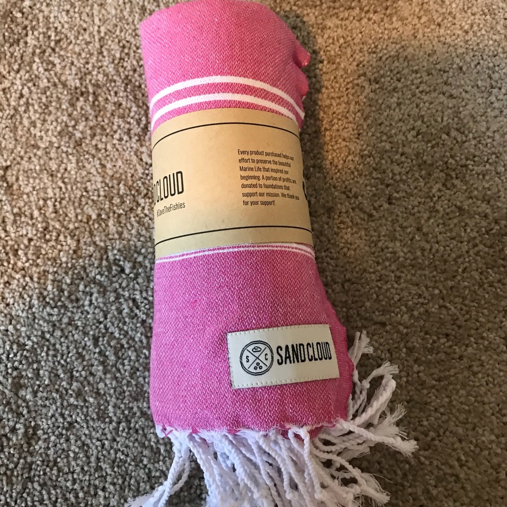 Pink sandcloud towel